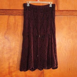 Crocheted skirt